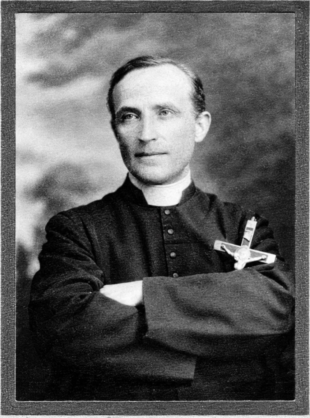 Restored portrait of Father Auguste Tortellier