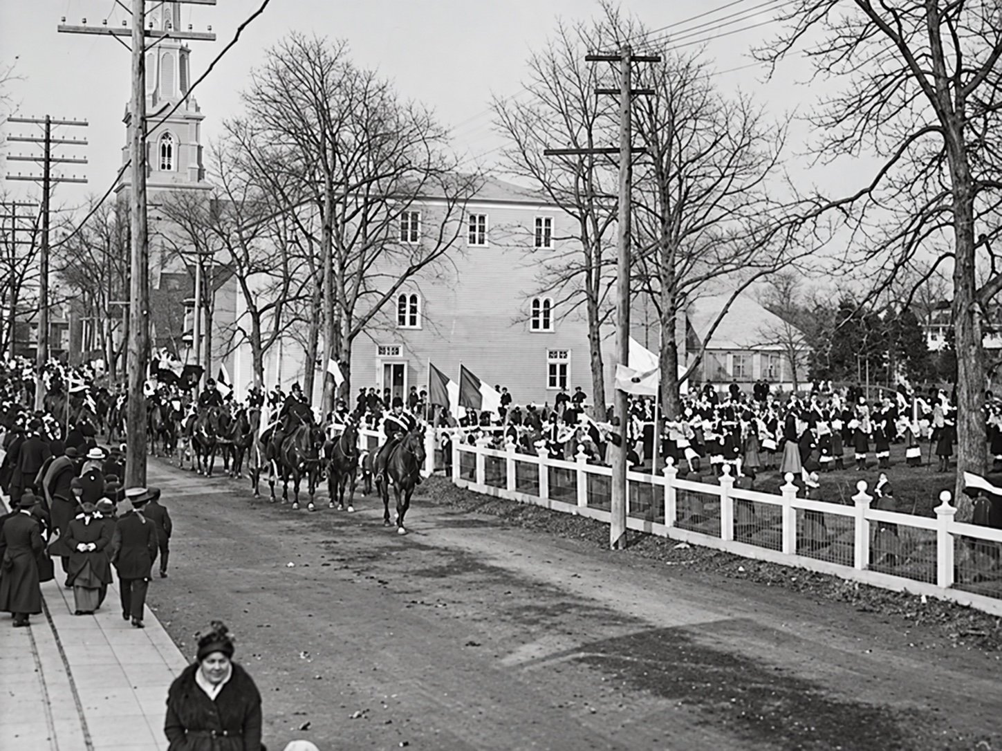 Rimouski en 1910, photographie de BANQ