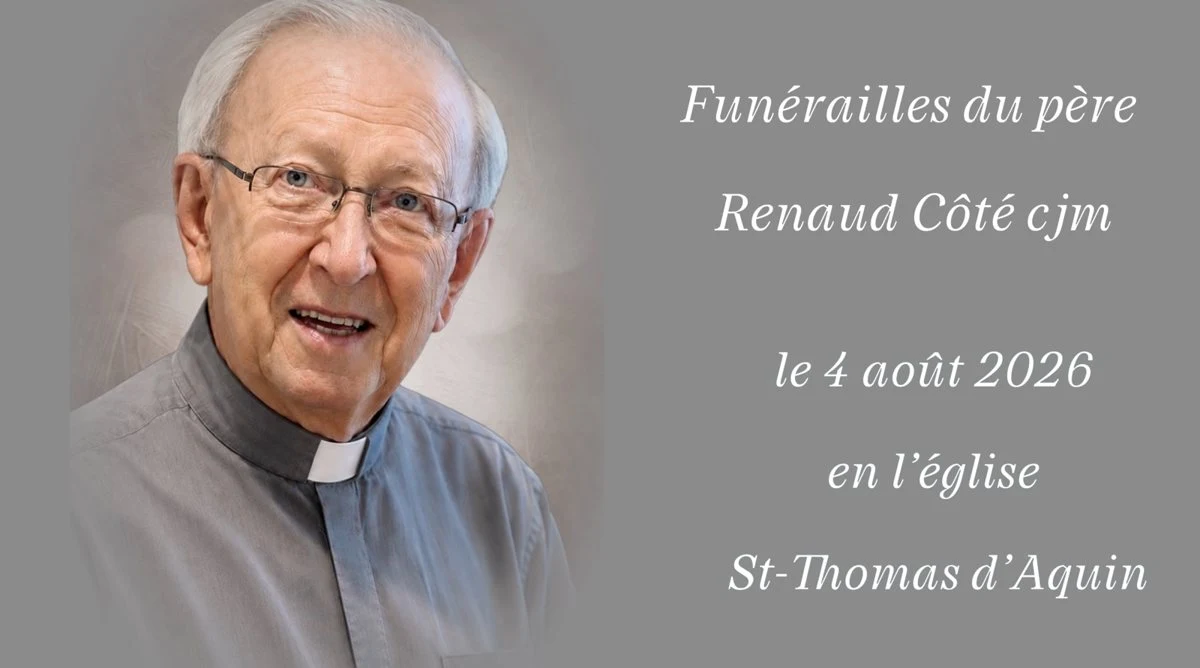 Vídeo das exéquias do padre Renaud Côté, c.j.m.